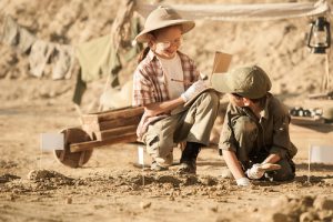 kid studying